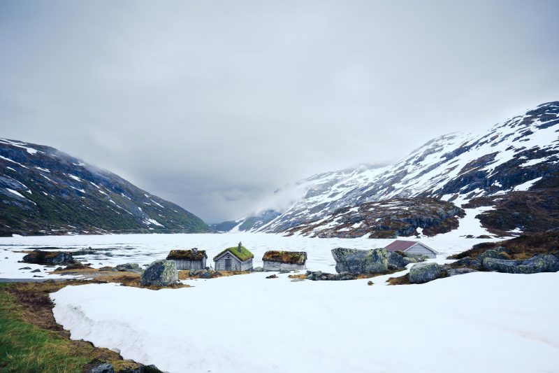Fischerhütten am Gaularfjellet