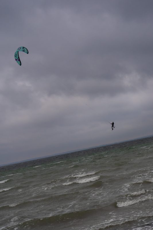 Kite Surfer an der Ostsee