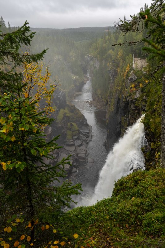 Hällingsåfallet, Wasserfall in Schweden