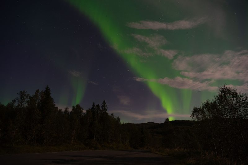 Korgfjellet, Nordlichter