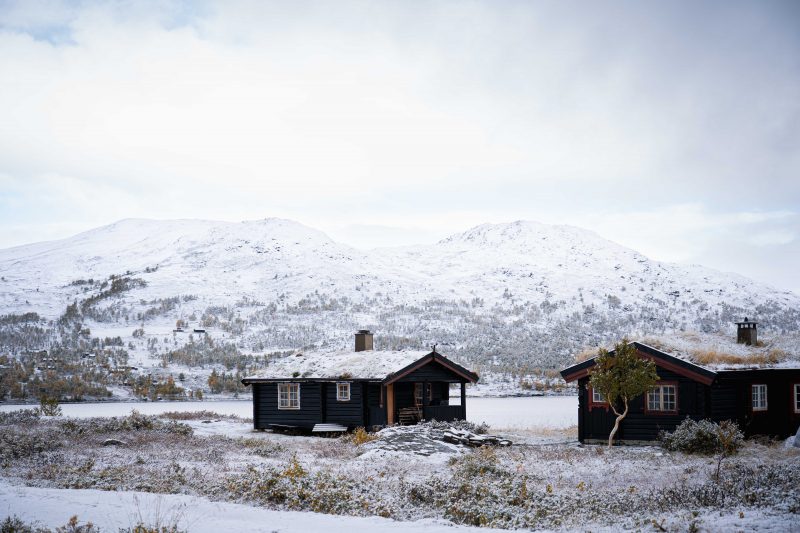 Verschneit im Fjäll