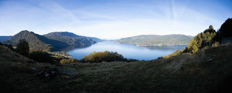 Ausblick auf den Åkrafjord