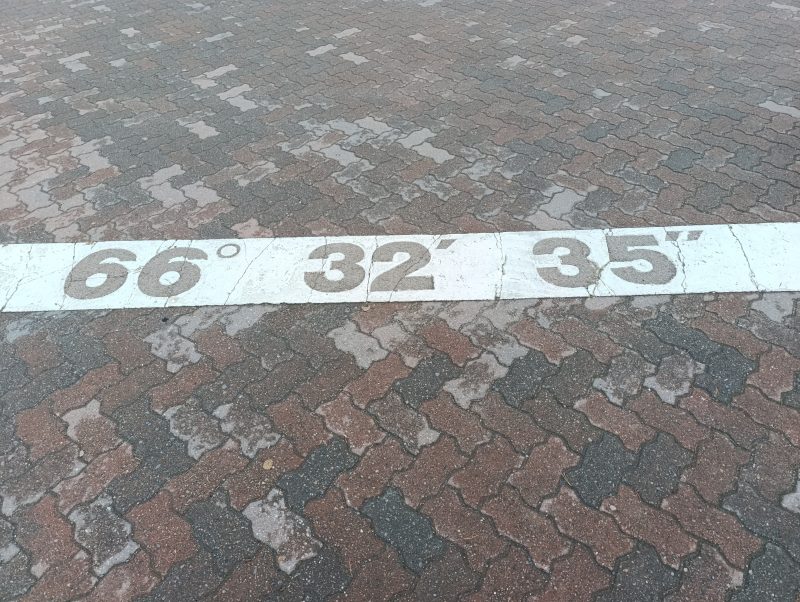 Polarkreis bei Rovaniemi