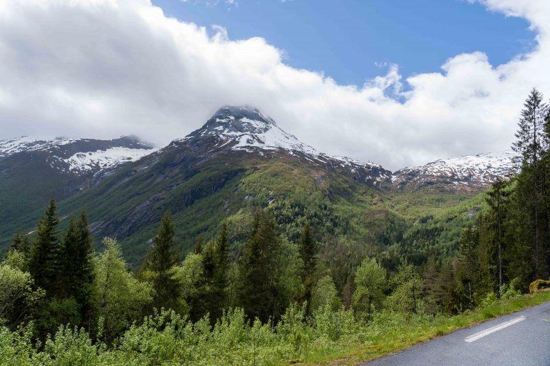 Auffahrt zum Gaularfjellet