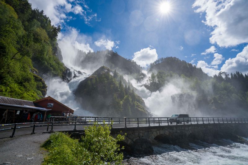 Unterwegs, fv13, Låtefossen