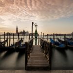 Venedig, Gondeln gerade