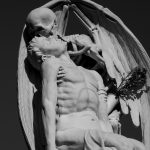 Der Tod küsst den jungen Mann