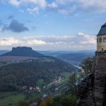 Burg Königstein, Blick auf den Lilienstein Burg Königstein