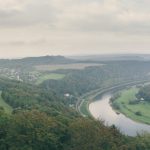 Burg Königstein, Panorama. Blick auf die Elbe Burg Königstein, Panorama
