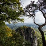 Sächsische Schweiz, Basteiaussichtsfelsen, Blick auf die Elbe Sächsische Schweiz, Basteiaussichtsfelsen, Blick auf die Elbe, saechsische schweiz