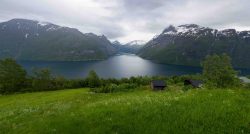 Blick in den Geiranger Fjord