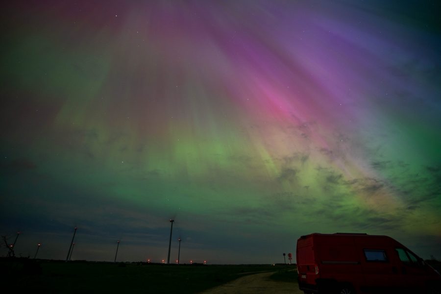Polarlichter, Dänemark 10.05.24 Polarlichter, Dänemark 10.05.24